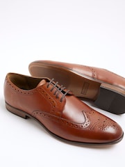 River Island Brown Leather Brogues - Image 4 of 5
