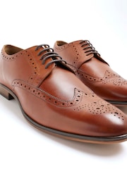 River Island Brown Leather Brogues - Image 5 of 5