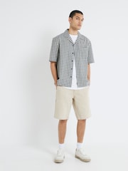 River Island Natural Carpenter 100% Cotton Shorts - Image 1 of 4