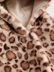 Leopard Print Faux Fur Hooded Baby Jacket (0mths-2yrs) - Image 6 of 11