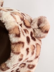 Leopard Print Faux Fur Hooded Baby Jacket (0mths-2yrs) - Image 8 of 11