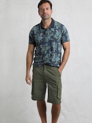 Weird Fish Green Rigney Cargo 100% Cotton Shorts - Image 3 of 9