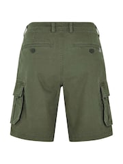 Weird Fish Green Rigney Cargo 100% Cotton Shorts - Image 9 of 9