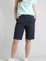 Weird Fish Blue Kinnie Summer Shorts - Image 1 of 7