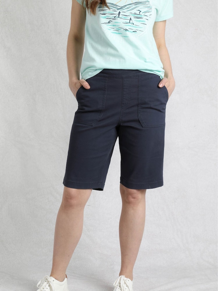 Weird Fish Blue Kinnie Summer Shorts - Image 1 of 7