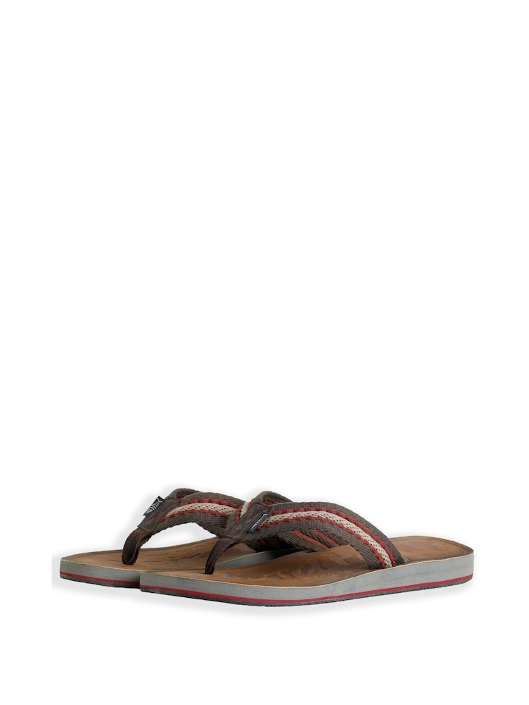 Weird Fish Malham Leather Look Flip Flop Slippers - صورة 1 من 3 Weird Fish Malham Leather Look Flip Flop Slippers - صورة 1 من 3