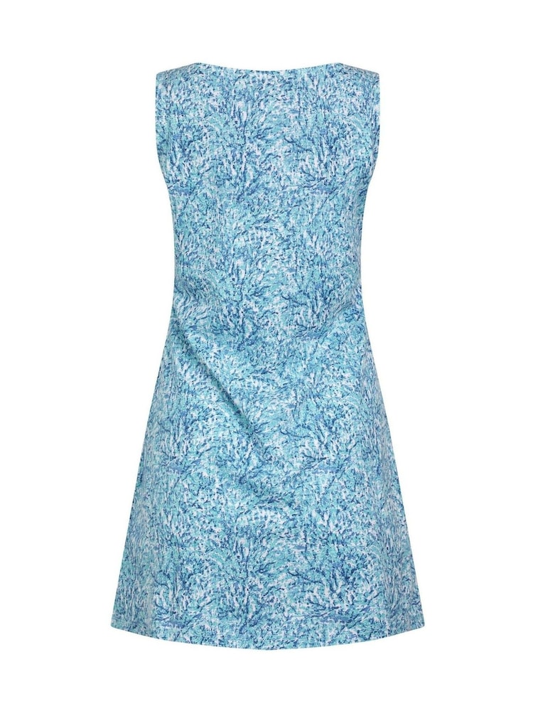 Weird Fish Blue Indus Printed Jersey Tunic - Image 2 of 2