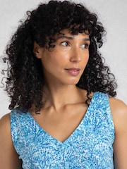 Weird Fish Blue Indus Printed Jersey Tunic - Image 4 of 7