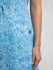 Weird Fish Blue Indus Printed Jersey Tunic - Image 5 of 7