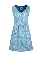 Weird Fish Blue Indus Printed Jersey Tunic - Image 6 of 7