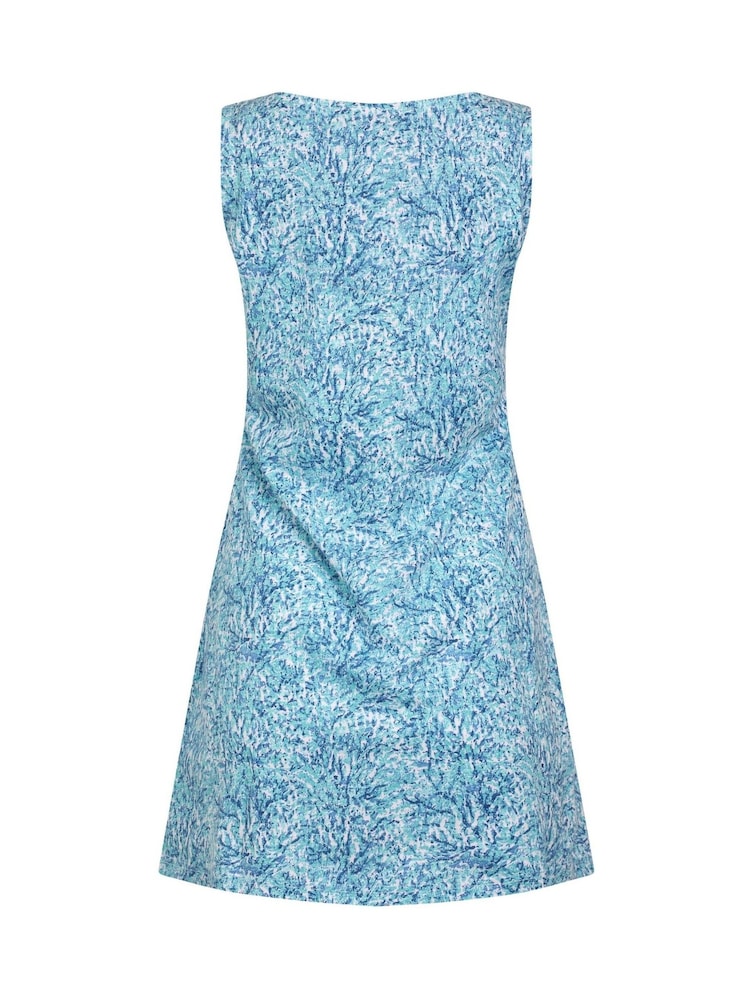 Weird Fish Blue Indus Printed Jersey Tunic - Image 7 of 7
