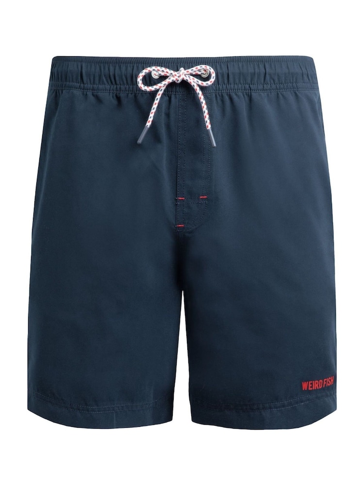 Weird Fish Light Blue Banning Swim Shorts - Image 4 of 5