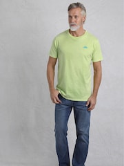 Weird Fish Green Fished Branded 100% Cotton T-Shirt - Image 3 of 8