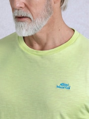 Weird Fish Green Fished Branded 100% Cotton T-Shirt - Image 4 of 8