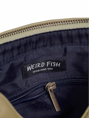 Weird Fish Green Tilford Plain Crossbody Bag - Image 6 of 6