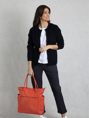 Weird Fish Orange Mistley Plain Shoulder Bag - Image 2 of 5