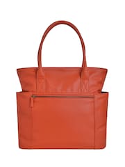 Weird Fish Orange Mistley Plain Shoulder Bag - Image 4 of 5