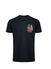 Albastru - Tricou Weird Fish Fish Fighters Heritage Wash Artist 100% din bumbac - Imaginea 6 din 7