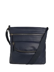 Weird Fish Blue Tilford Plain Crossbody Bag - Image 1 of 5