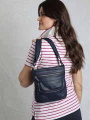 Weird Fish Blue Tilford Plain Crossbody Bag - Image 5 of 5