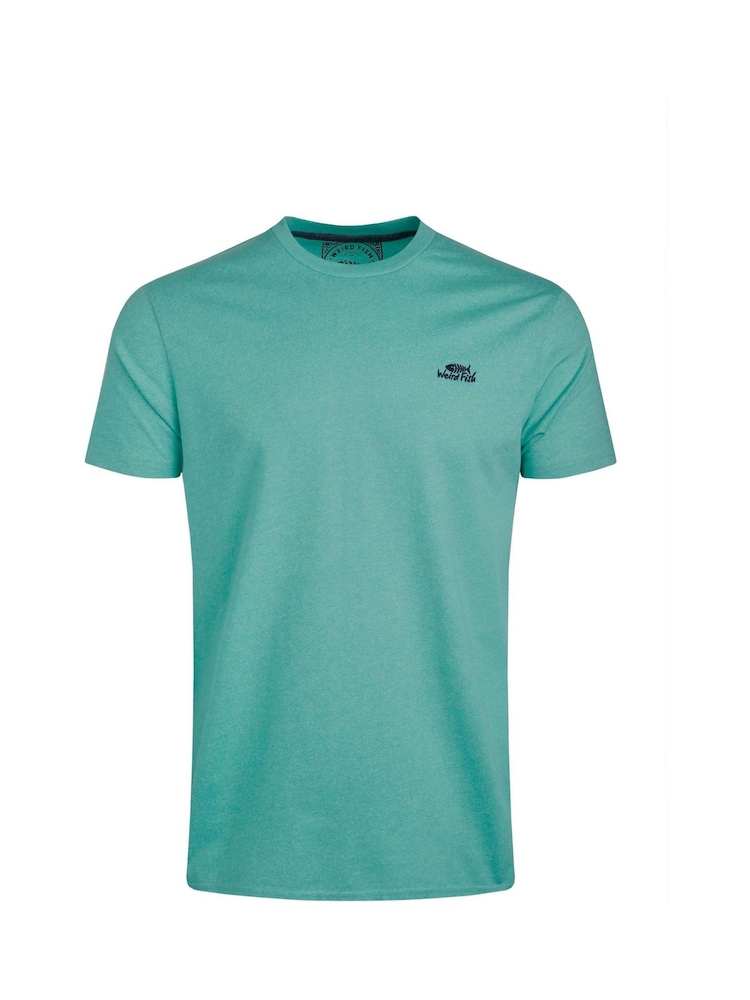 Weird Fish Blue Fished Branded 100% Cotton T-Shirt - Image 1 of 1
