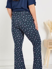 Yours Curve Blue Yoga Joggers - Image 2 of 6