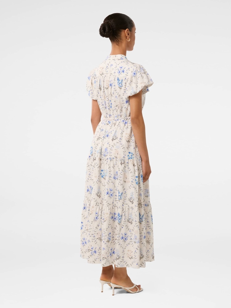 Forever New Jacqueline Petite Puff Sleeves Tiered Midi Dress - Bild 2 von 3 Forever New Jacqueline Petite Puff Sleeves Tiered Midi Dress - Bild 2 von 3