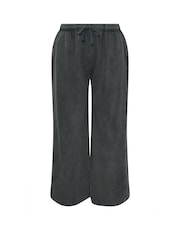 Yours Curve Black Wide Leg Joggers - Image 5 of 5