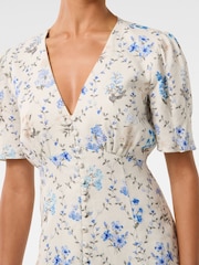 Forever New White Berna Petite Printed Mini Dress - Image 5 of 5