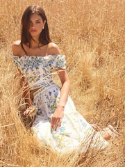 Forever New White Cameron Off Shoulder Blouses - Image 1 of 5