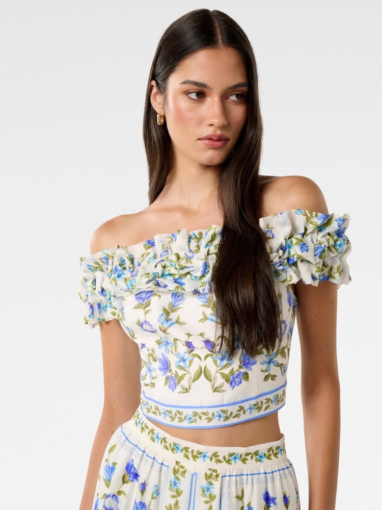Forever New White Cameron Off Shoulder Blouses - Image 5 of 5