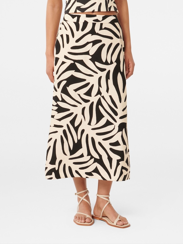 Forever New Cream Kinsley Midi Skirt - Image 1 of 5