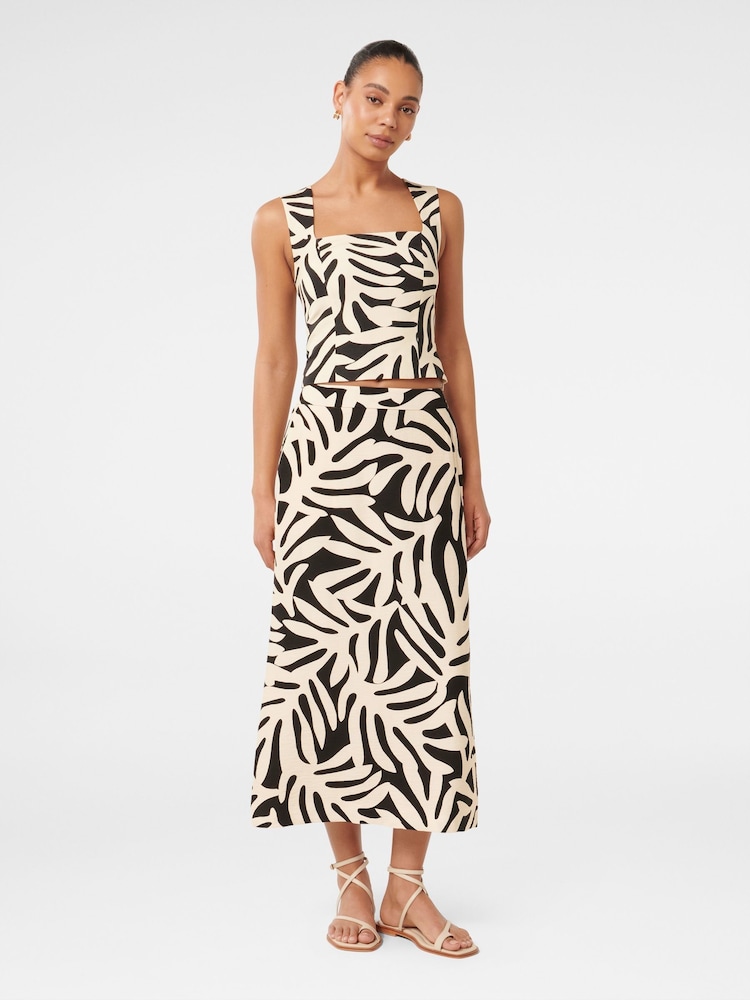 Forever New Cream Kinsley Midi Skirt - Image 5 of 5