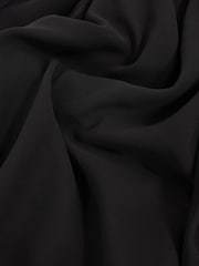 أسود - Reiss Farley Wide-Leg Cape Jumpsuit - صورة 6 من 6