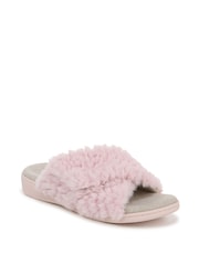 Vionic Regular Fit Pink Relax II Open Toe Arch Support Slippers - Image 3 of 7