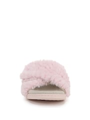 Vionic Regular Fit Pink Relax II Open Toe Arch Support Slippers - Image 4 of 7