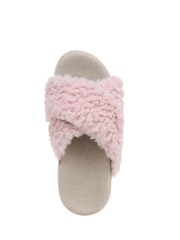 Vionic Regular Fit Pink Relax II Open Toe Arch Support Slippers - Image 6 of 7