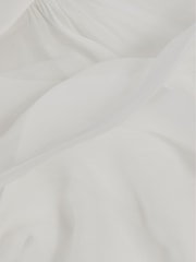 Reiss Ivory Rhianna Silk Asymmetric-Ruffle Bandeau Top - Image 7 of 7