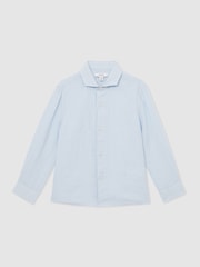 Reiss Ruban Linen Long-Sleeve Shirt - Изображение 2 из 4