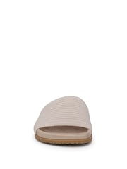 Vionic Regular Fit Cream Evie Knit Arch Support Sliders - Image 4 of 7