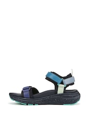 Vionic Regular Fit Blue Walk Max Wanderer Arch Support Sandals - Image 2 of 7