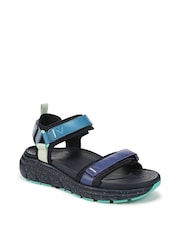 Vionic Regular Fit Blue Walk Max Wanderer Arch Support Sandals - Image 3 of 7