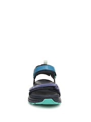 Vionic Regular Fit Blue Walk Max Wanderer Arch Support Sandals - Image 4 of 7