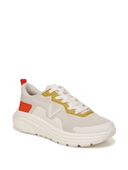 Vionic Wide Fit Cream Walk Max Arch Support Trainers - Image 2 of 7