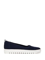 Vionic Regular Fit Blue Uptown Arch Support Ballet Flats - Image 1 of 7