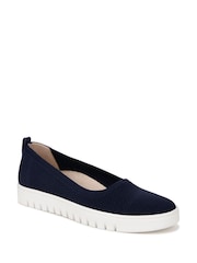 Vionic Regular Fit Blue Uptown Arch Support Ballet Flats - Image 3 of 7