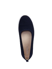 Vionic Regular Fit Blue Uptown Arch Support Ballet Flats - Image 6 of 7
