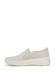 Vionic Wide Fit Blue Kearny Arch Support Slip On Trainers - Image 2 of 6