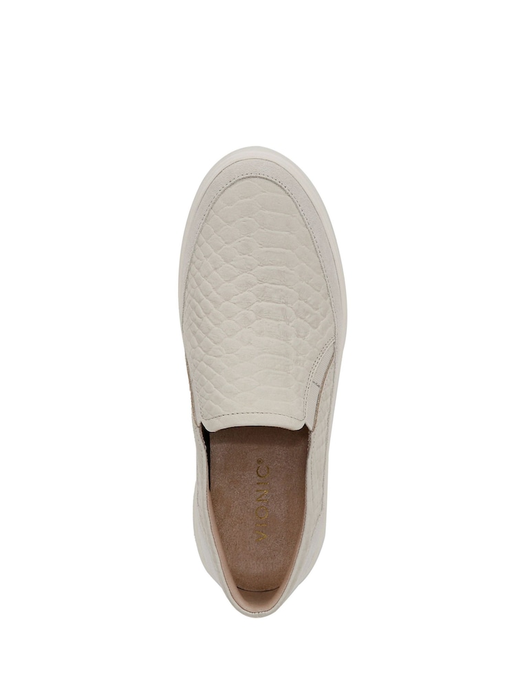 Vionic Wide Fit Blue Kearny Arch Support Slip On Trainers - Image 5 of 6