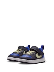 Nike Black Olive Purple Infant Court Borough Low Recraft Trainers - Image 5 of 9